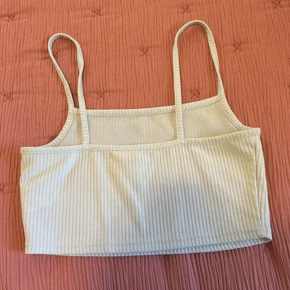 divided ribbed crop top 🐬 - Picture 3 of 3